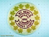 Click to enlarge 1958 Mount Nemo Scout Camp - White